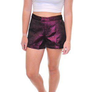 NWT UMGEE Metallic Disco Party Shorts #AY6
